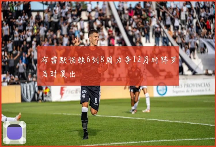 布雷默伤缺6到8周力争12月对阵罗马时复出